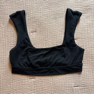 Offline By Aerie Real Me Sports Bra Goals Recharge Least Support Black Size S